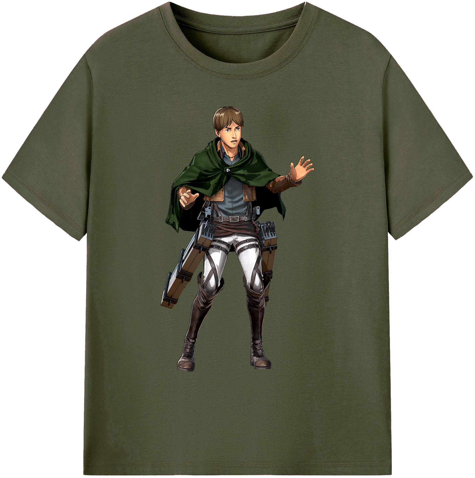 （画像用） 進撃の巨人 Attack on Titan 綿100％ メンズ半袖Tシャツ｜肌触りやわらか＆通気性